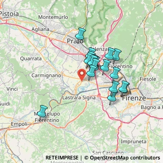 Mappa 50058 Campi Bisenzio FI, Italia (5.77389)