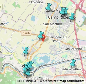 Mappa 50058 Campi Bisenzio FI, Italia (2.93214)