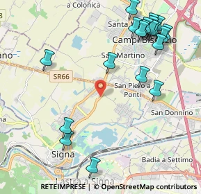 Mappa 50058 Campi Bisenzio FI, Italia (2.661)