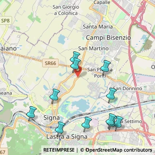 Mappa 50058 Campi Bisenzio FI, Italia (2.54818)