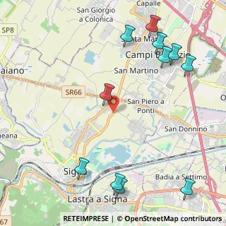 Mappa 50058 Campi Bisenzio FI, Italia (2.87636)