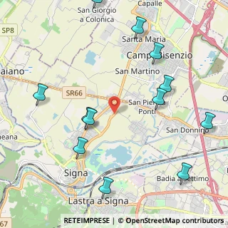 Mappa 50058 Campi Bisenzio FI, Italia (2.64167)