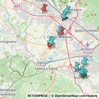 Mappa 50058 Campi Bisenzio FI, Italia (5.39125)