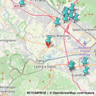 Mappa 50058 Campi Bisenzio FI, Italia (6.70875)