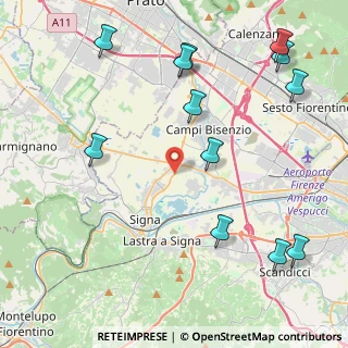 Mappa 50058 Campi Bisenzio FI, Italia (5.51917)