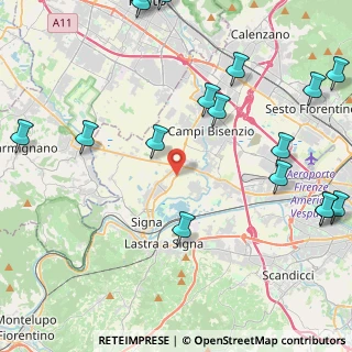 Mappa 50058 Campi Bisenzio FI, Italia (6.12353)
