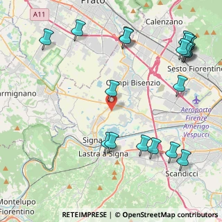 Mappa 50058 Campi Bisenzio FI, Italia (5.7895)