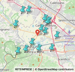 Mappa 50058 Campi Bisenzio FI, Italia (3.77643)