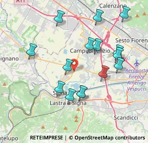 Mappa 50058 Campi Bisenzio FI, Italia (3.982)