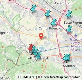 Mappa 50058 Campi Bisenzio FI, Italia (4.74273)