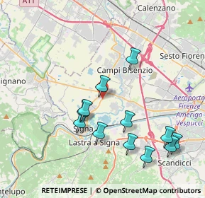 Mappa 50058 Campi Bisenzio FI, Italia (4.1225)