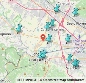 Mappa 50058 Campi Bisenzio FI, Italia (4.71333)