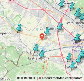 Mappa 50058 Campi Bisenzio FI, Italia (6.3945)