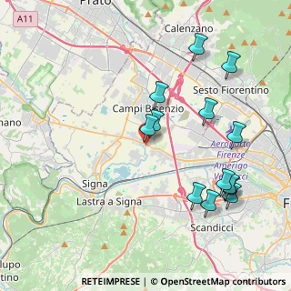 Mappa Via Giordano Bruno, 50058 Signa FI, Italia (4.46154)
