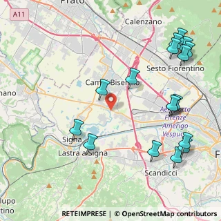 Mappa Via Giordano Bruno, 50058 Signa FI, Italia (5.41294)