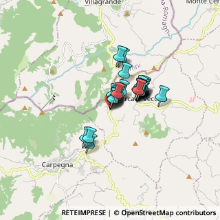 Mappa Via Montefeltresca, 61023 Pietrarubbia PU, Italia (1.01786)
