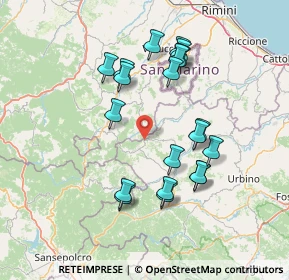 Mappa Via Montefeltresca, 61023 Pietrarubbia PU, Italia (14.3225)