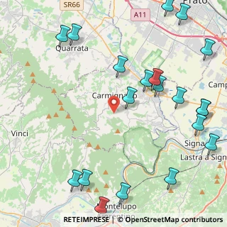 Mappa Via Citerna, 59015 Carmignano PO, Italia (6.031)