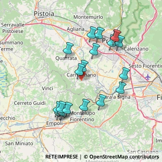 Mappa Via Citerna, 59015 Carmignano PO, Italia (8.0135)