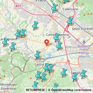 Mappa Via del Metolo, 50058 Signa FI, Italia (6.163)