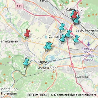 Mappa Via del Metolo, 50058 Signa FI, Italia (4.60857)