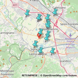 Mappa Via del Metolo, 50058 Signa FI, Italia (3.40923)