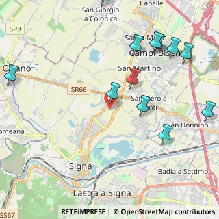 Mappa Via del Metolo, 50058 Signa FI, Italia (2.67833)