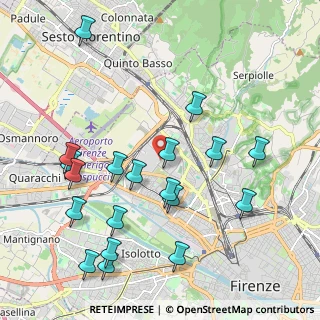 Mappa Via Mario Fabiani, 50127 Firenze FI, Italia (2.39474)