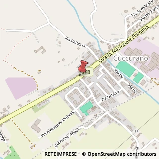 Mappa Strada Nazionale Flaminia,  167, 61032 Fano, Pesaro e Urbino (Marche)