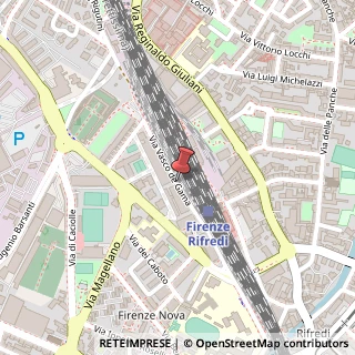 Mappa Via vasco de gama 25, 50127 Firenze, Firenze (Toscana)