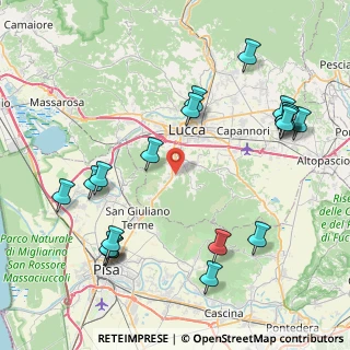 Mappa Via del Bozzone, 55100 Lucca LU, Italia (10.2115)