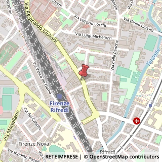 Mappa Via Reginaldo Giuliani, 69, 50141 Firenze, Firenze (Toscana)