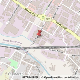 Mappa Via San Piero a Quaracchi, 246, 50145 Firenze, Firenze (Toscana)