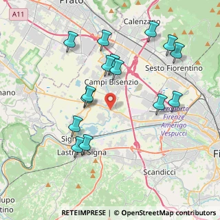 Mappa Via Pistoiese, 50058 Campi Bisenzio FI, Italia (4.16733)