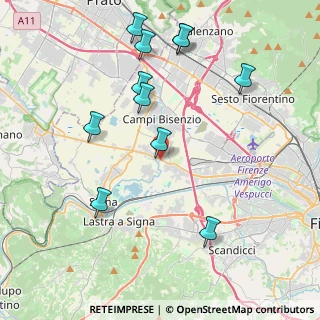 Mappa Via Pistoiese, 50058 Campi Bisenzio FI, Italia (4.55)