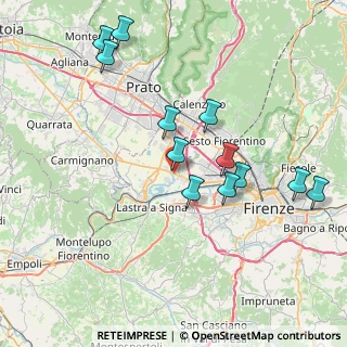 Mappa Via Pistoiese, 50058 Campi Bisenzio FI, Italia (8.11417)