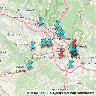 Mappa Via Pistoiese, 50058 Campi Bisenzio FI, Italia (7.421)