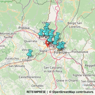 Mappa Via Pistoiese, 50058 Campi Bisenzio FI, Italia (7.83083)
