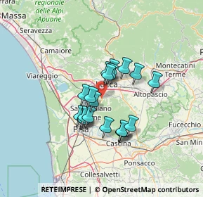 Mappa Via Nuova per Pisa, 55100 Lucca LU, Italia (10.1145)