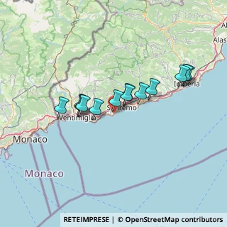 Mappa Strada Tiro a Volo, 18038 Sanremo IM, Italia (11.75462)