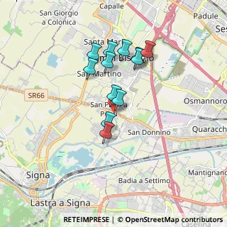 Mappa Piazza del Popolo, 50058 Signa FI, Italia (1.48167)