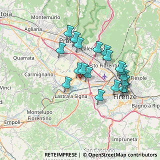 Mappa Piazza del Popolo, 50058 Signa FI, Italia (6.62789)