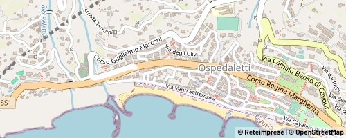 Mappa Ospedaletti