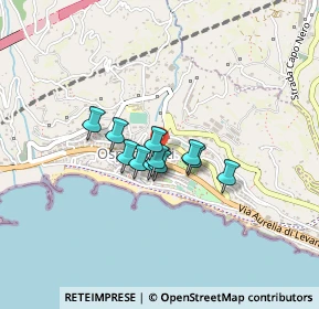 Mappa Via Cavalieri di Rodi, 18014 Ospedaletti IM, Italia (0.25)