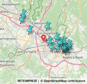 Mappa Via Ugo la Malfa, 50145 Firenze FI, Italia (7.19889)
