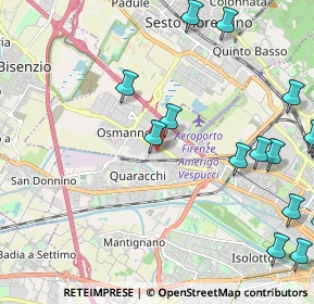 Mappa Via Ugo la Malfa, 50145 Firenze FI, Italia (3.21556)