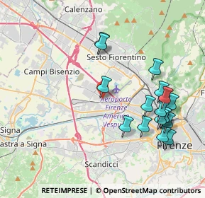 Mappa Via Ugo la Malfa, 50145 Firenze FI, Italia (4.36353)