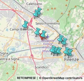 Mappa Via Ugo la Malfa, 50145 Firenze FI, Italia (3.6825)