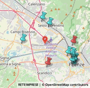 Mappa Via Ugo la Malfa, 50145 Firenze FI, Italia (5.02077)