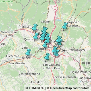 Mappa Via Dino Campana, 50058 Signa FI, Italia (8.93)